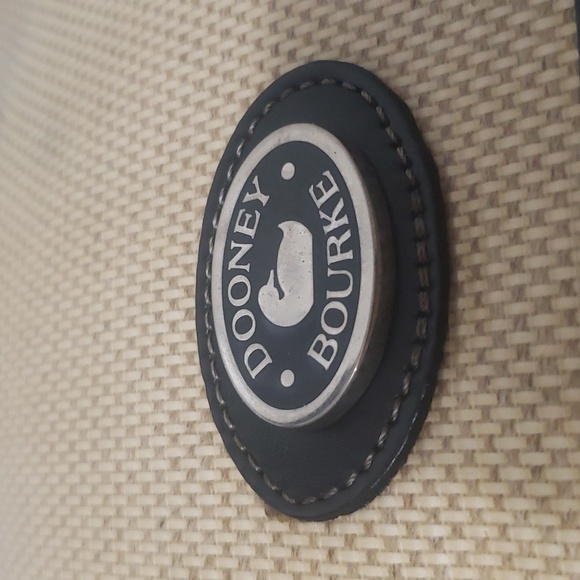 Dooney & Bourke Vinyl Coated Bamboo Handles Tote/ Shoulder Bag - Picture 9 of 15